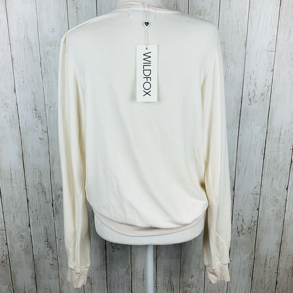 🔥WILDFOX🔥This Halloween I’m Going To Be Drunk V-Neck Knit Top Medium NWT - Picture 8 of 10